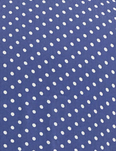 Cornflower Blue Polka Dot Vintage Inspired Rita Dress