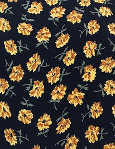 Dandelion Print Button Up Short Sleeve Camp Shirt