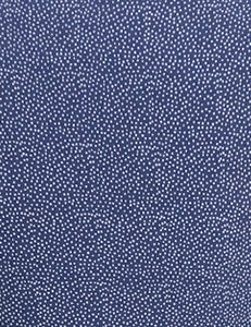 Denim Blue Pixie Dot Vintage Inspired Babaloo Wrap Top