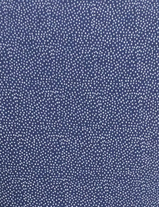 Denim Blue Pixie Dot Vintage Inspired Babaloo Wrap Top