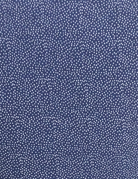 FINAL SALE - Denim Blue Pixie Dot High Waisted Wide Leg Culottes