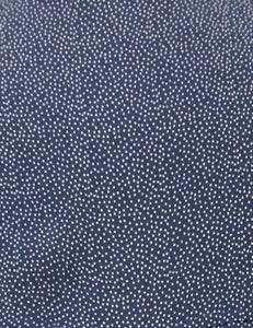 Denim Blue Pixie Polka Dot Short Sleeve Camp Shirt - FINAL SALE