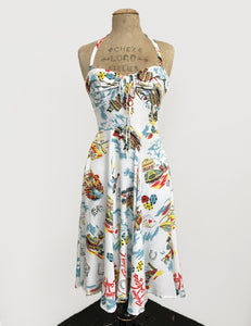 Doris Mayday for Loco Lindo - White Vegas Baby Marta Dress