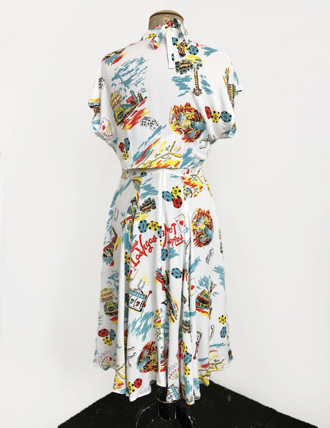 Doris Mayday for Loco Lindo - White Vegas Baby Marta Dress