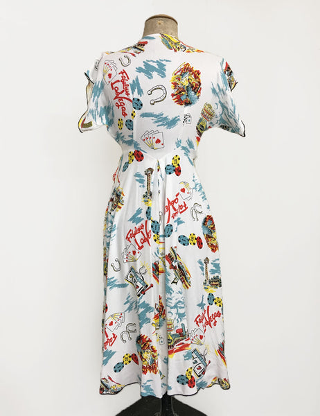 Doris Mayday for Loco Lindo - Vegas Baby Cascade Wrap Dress