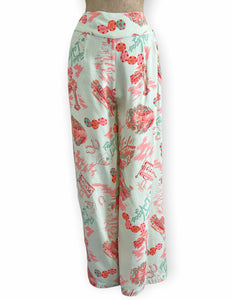 Doris Mayday for Loco Lindo - Mint Vegas Baby 40s High Waisted Palazzo Pants