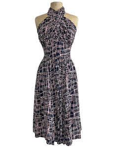 Doris Mayday for Loco Lindo - Metro Lines Mayday Halter Swing Dress