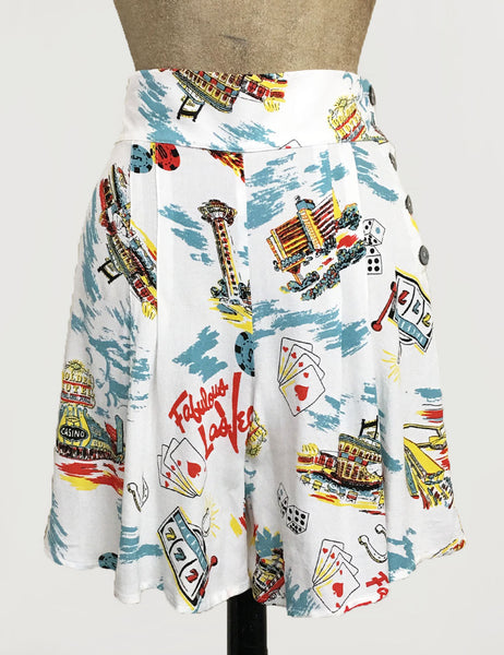Doris Mayday for Loco Lindo - Vegas Baby High Waisted Shorts