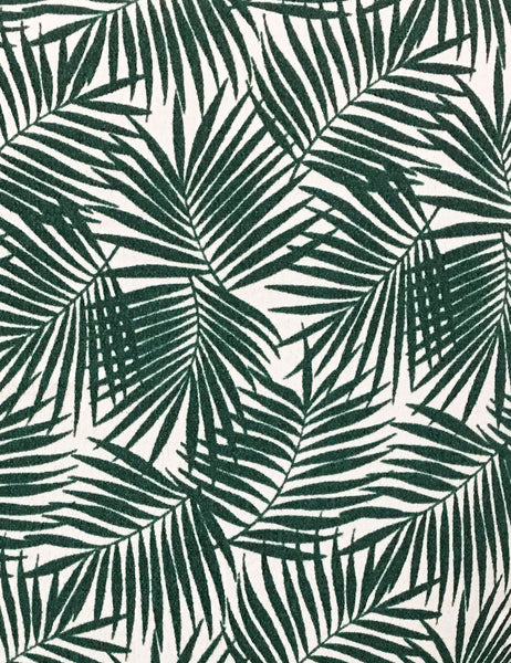 Green Fern Print Ruffle Top Dolores Peasant Blouse - FINAL SALE