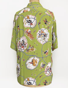 Chartreuse Green Vintage Western Men's Sonny Shirt