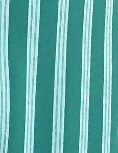 Green Summer Stripe High Waist Palazzo Pants