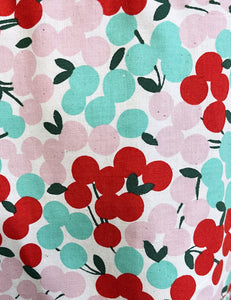 FINAL SALE - Scout for Loco Lindo - 1940s Style Holiday Berry Garden Wrap Dress