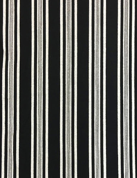 Black & White Noir Stripe Retro High Waisted Palazzo Pants
