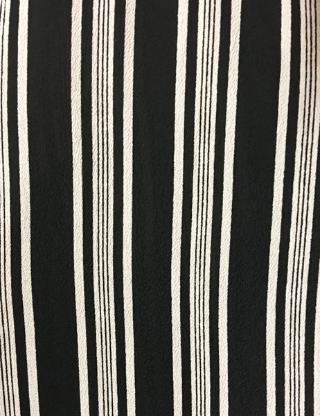 Black & White Noir Stripe Retro Rosie 1940s Style Bib Overalls