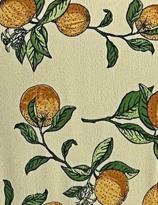 Oranges & Cream 1940s Style Biasa Sweetheart Wrap Dress