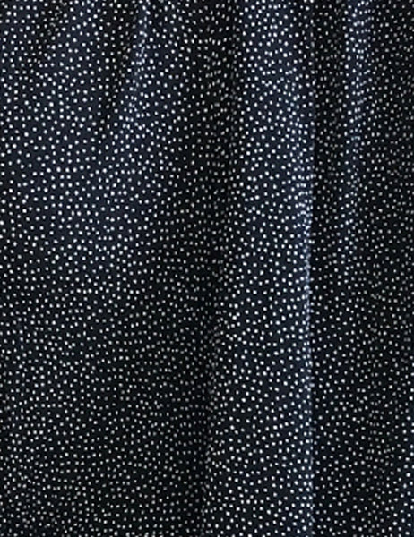 Black & White Pixie Dot 3/4 Sleeve Retro 40s Dress