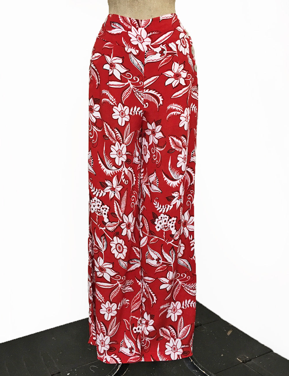 Retro palazzo pants top