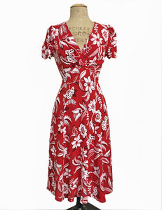 Red Hot Copacabana Vintage Inspired Rita Dress