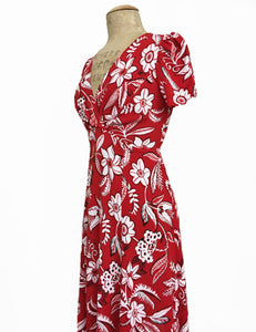 Red Hot Copacabana Vintage Inspired Rita Dress