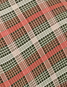 Pink & Green Plaid Venice Beach Balboa Circle Swing Skirt
