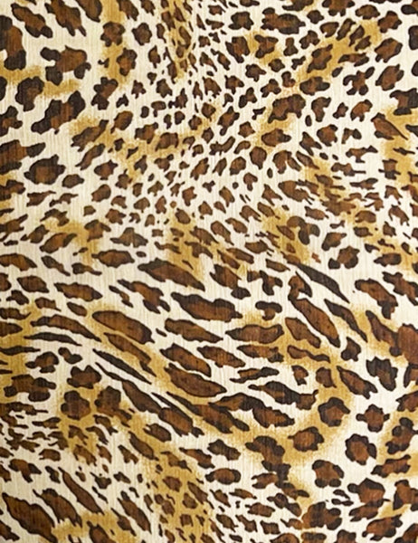 FINAL SALE  - Sheer Leopard Print Angel Wing Crop Tie Top & Cover Up