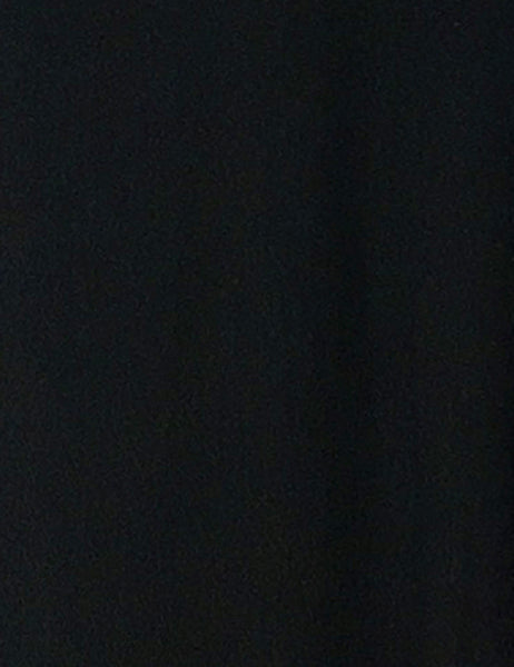 1940s Inspired Solid Black Cascade Wrap Dress