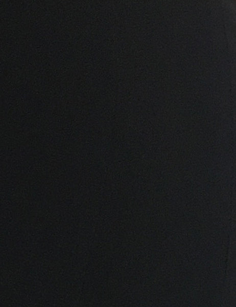 Solid Black Vintage Inspired Knee Length Rita Dress