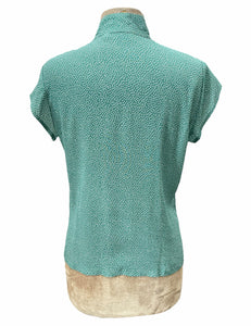 Spearmint Pixie Dot Vintage Style Tea Timer Top Top
