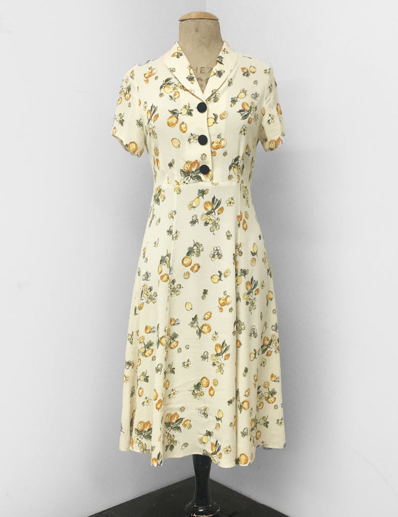 Lemon discount vintage dress