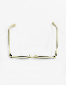 Authentic Vintage 1950s Blue & Cream Marbled Sunglasses