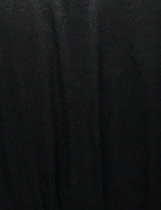 Solid Black Elegant Satin Shawl Collar Kimono Robe