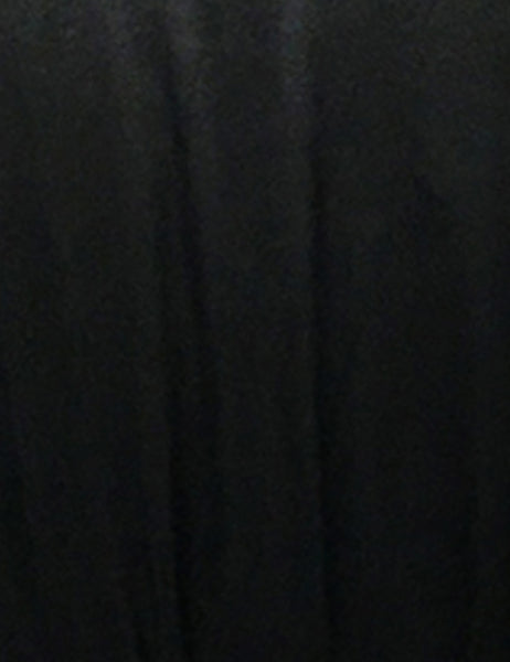 Solid Black Elegant Satin Shawl Collar Kimono Robe