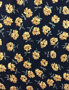 FINAL SALE - Black Dandelion Floral Mi Amor Summer Shift Dress