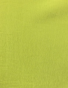 Bright Chartreuse Green Balloon Sleeve Babaloo Tie Crop Top