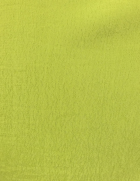 Bright Chartreuse Green Balloon Sleeve Babaloo Tie Crop Top